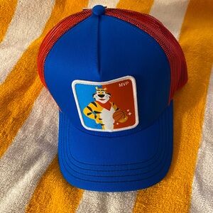 Blue and Red Trucker Hat